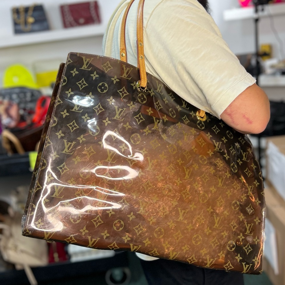 Louis Vuitton Brown Monogram Artistic Tote